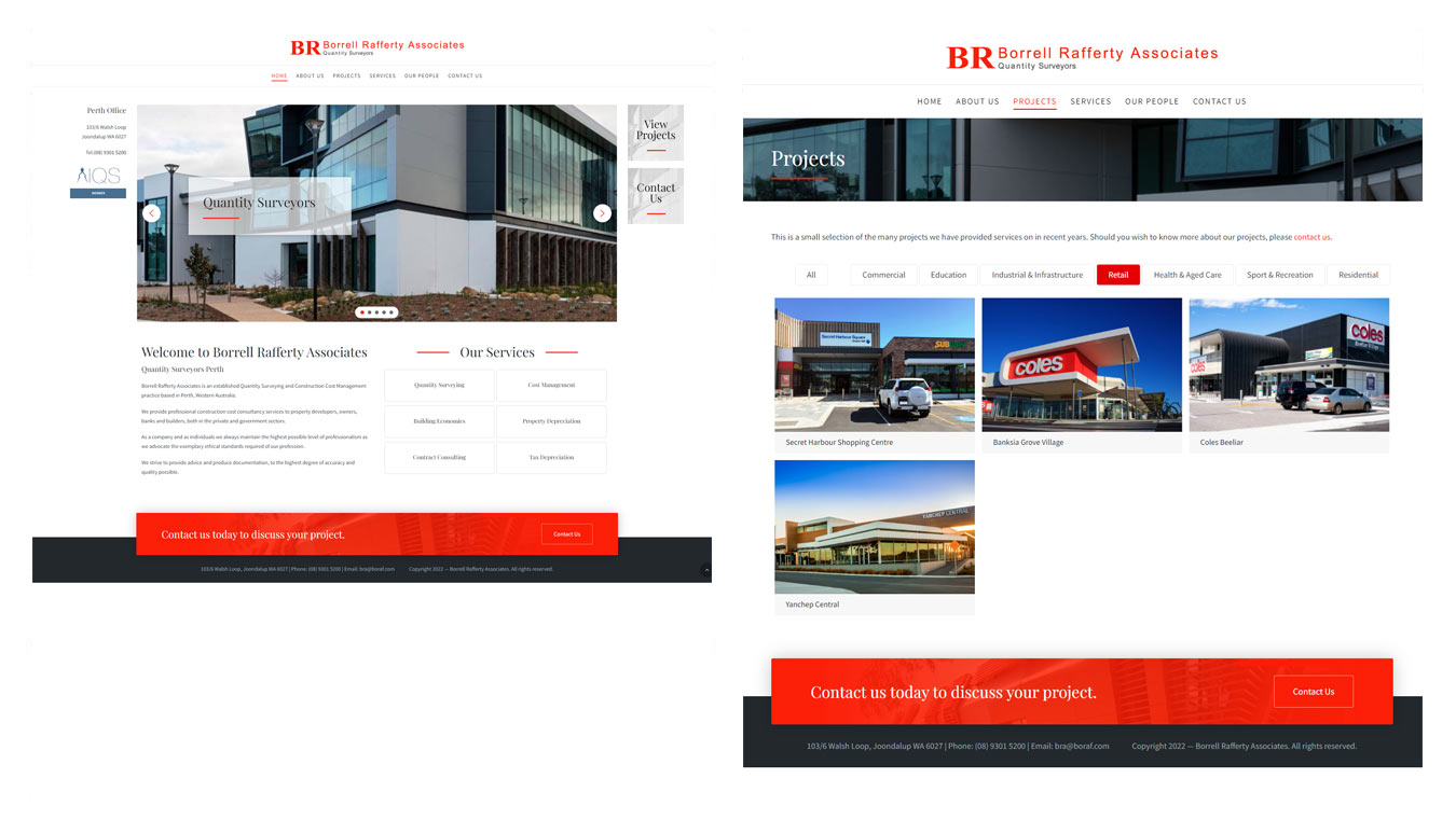 Borrell Rafferty Associates web site